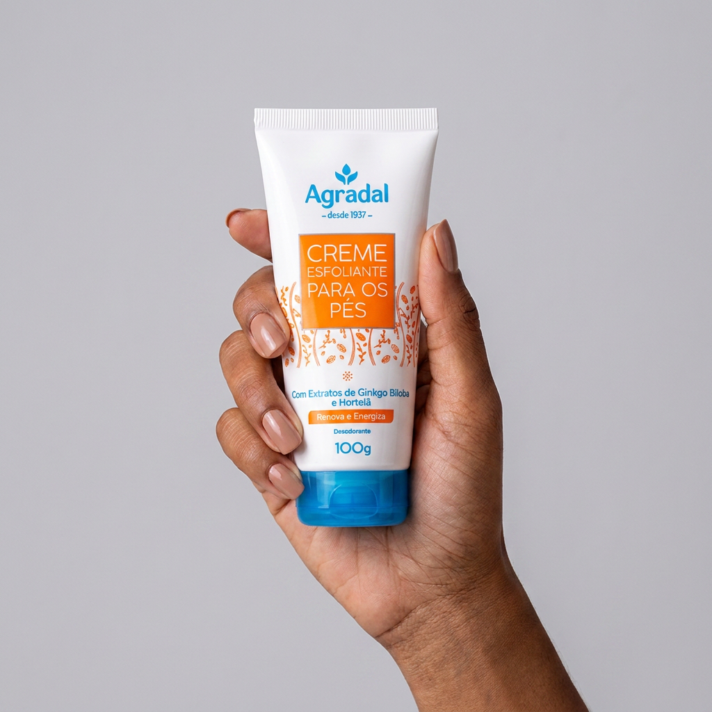 Creme Esfoliante para os Pés Agradal 100g