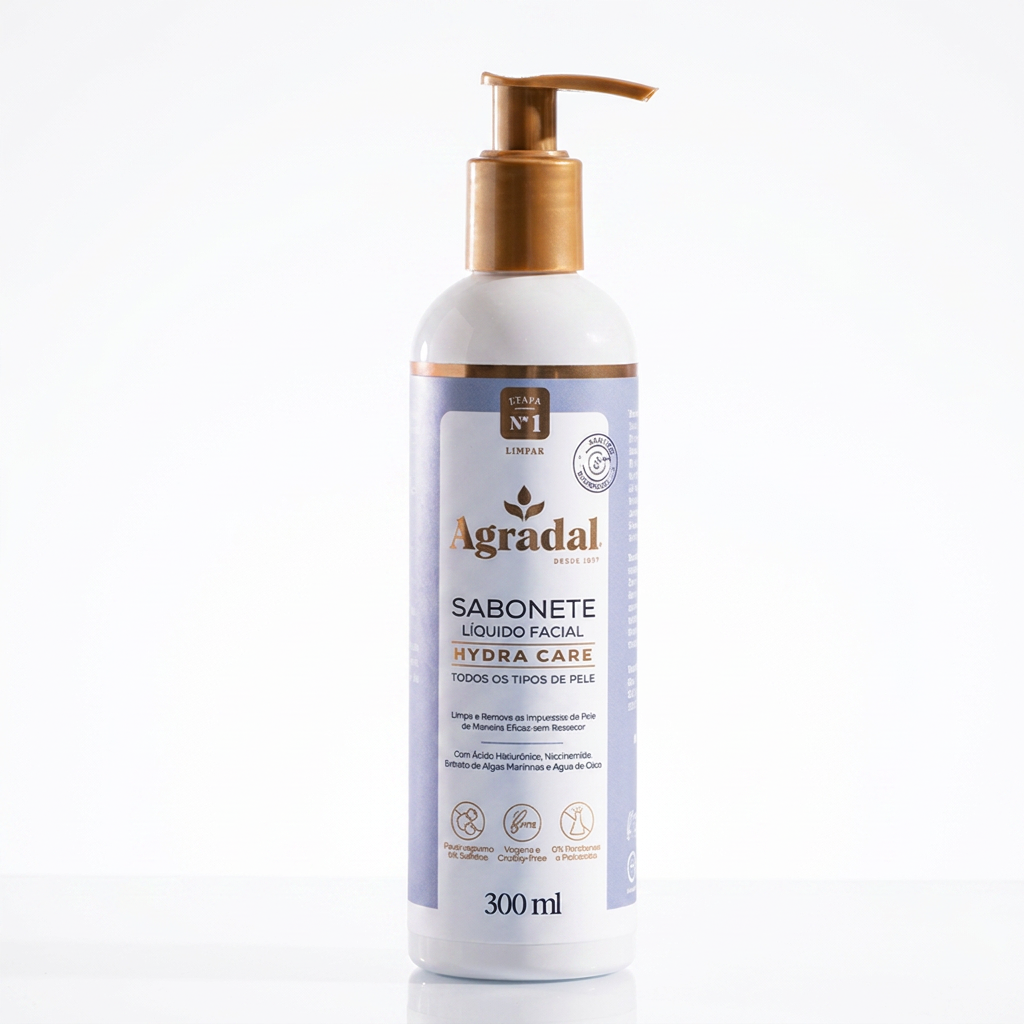 (OUTLET) Sabonete Facial Hydra Care Agradal 300 ml