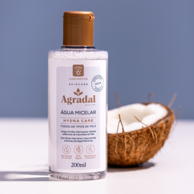 Água Micelar Hydra Care Agradal 200ml