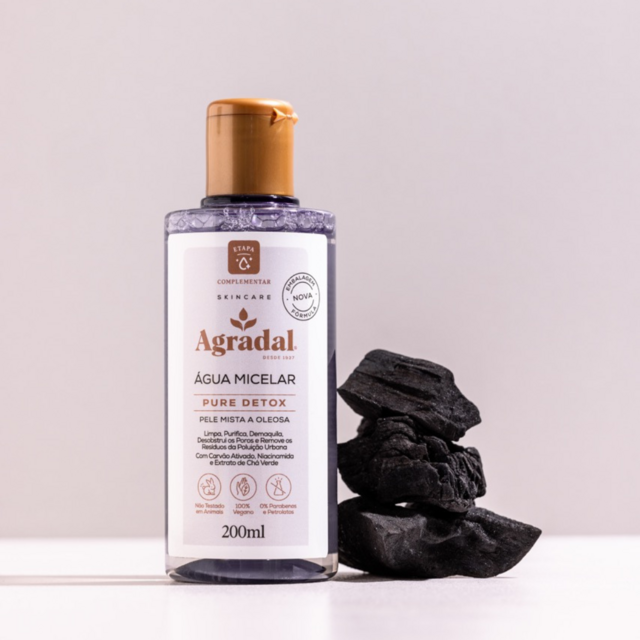 Água Micelar Pure Detox Agradal 200ml