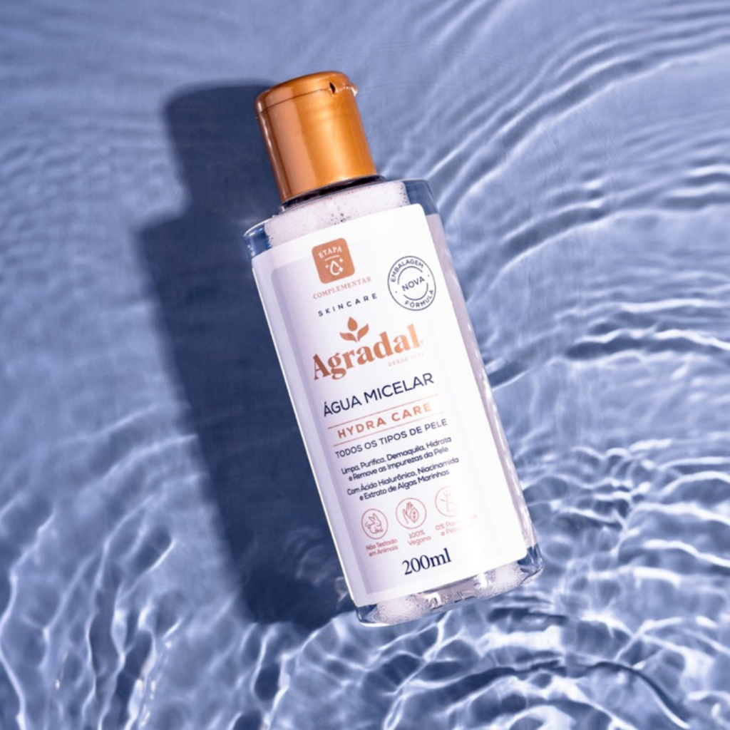 Água Micelar Hydra Care Agradal 200ml
