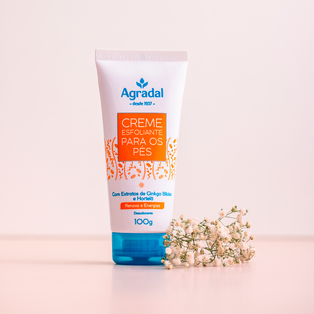Creme Esfoliante para os Pés Agradal 100g