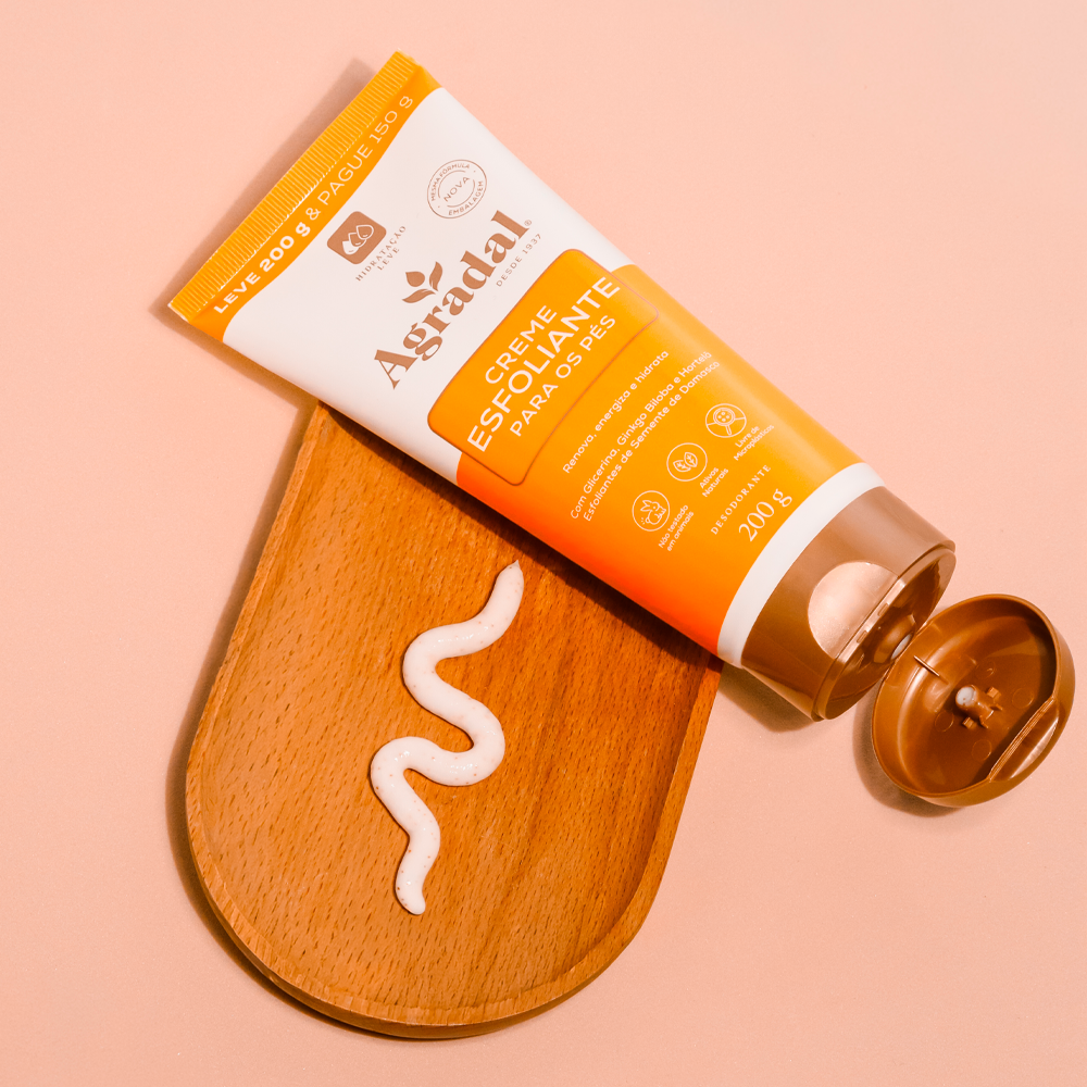 Creme Esfoliante para os Pés Agradal 200g
