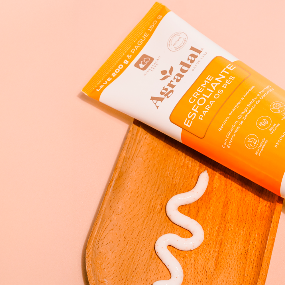 Creme Esfoliante para os Pés Agradal 200g