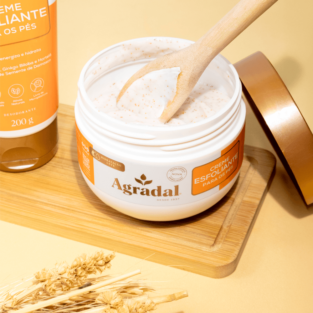 Creme Esfoliante para os Pés Agradal 250g