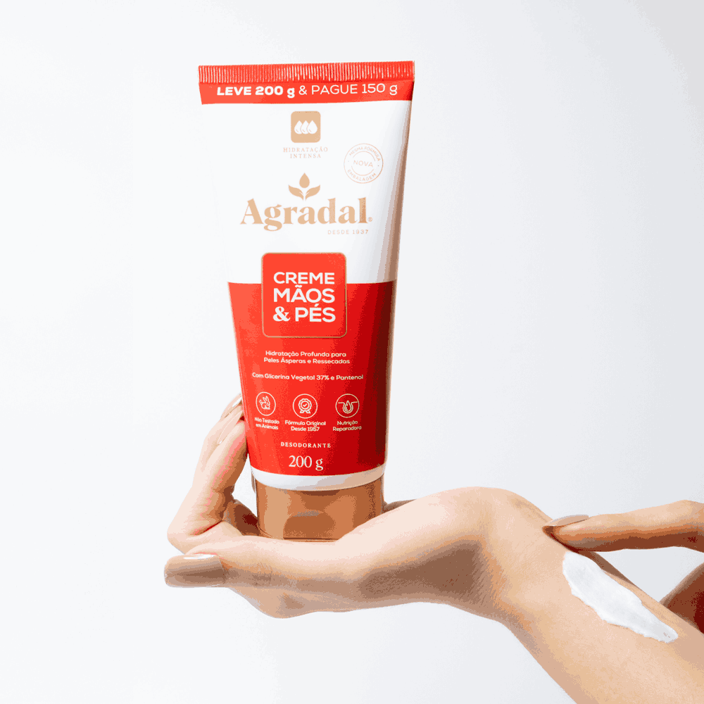 Creme Mãos e Pés Agradal 200g