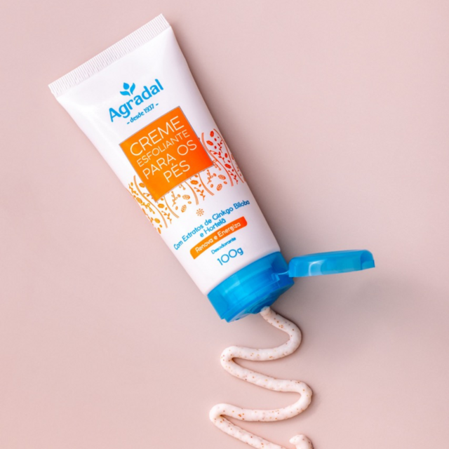 Creme Esfoliante para os Pés Agradal 100g