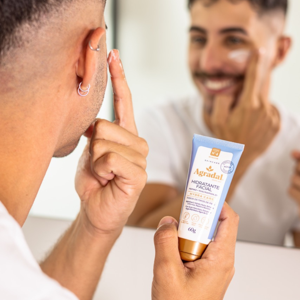 Hidratante Facial Pepino + Niacinamida 2% Hydra Care Agradal 60g