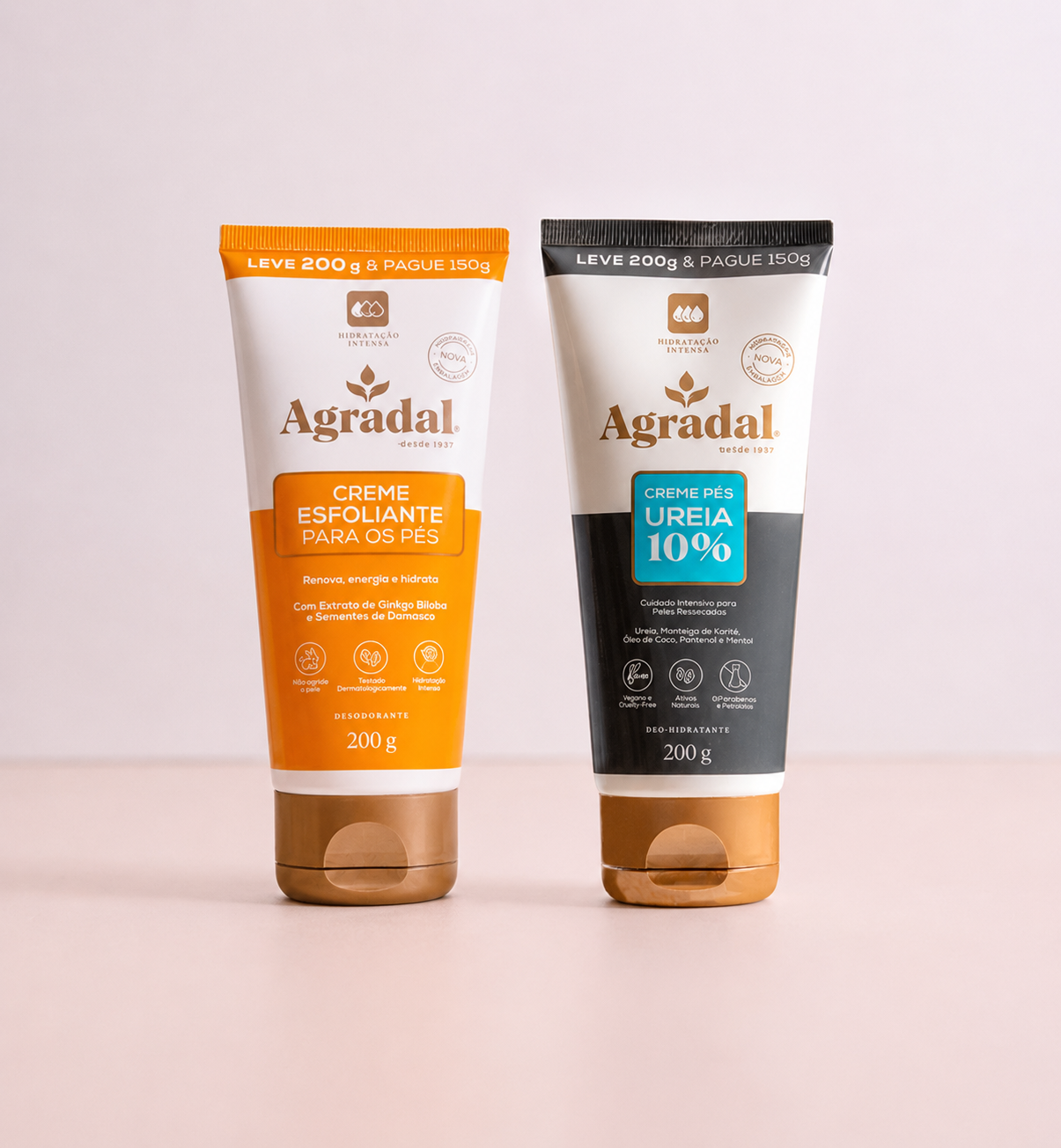 Kit Creme Esfoliante + Creme Ureia 10% [5% OFF]
