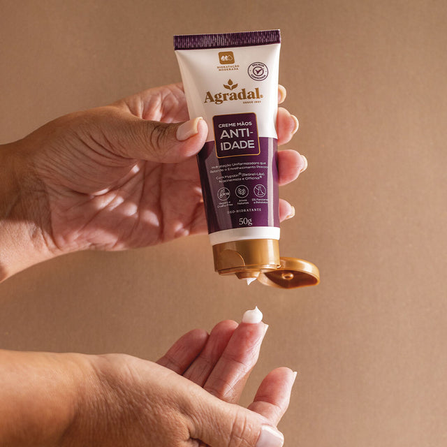 Novo Creme Mãos Anti-Idade Agradal 50 g