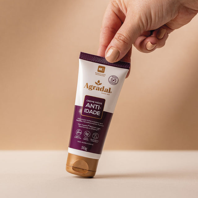 Novo Creme Mãos Anti-Idade Agradal 50 g