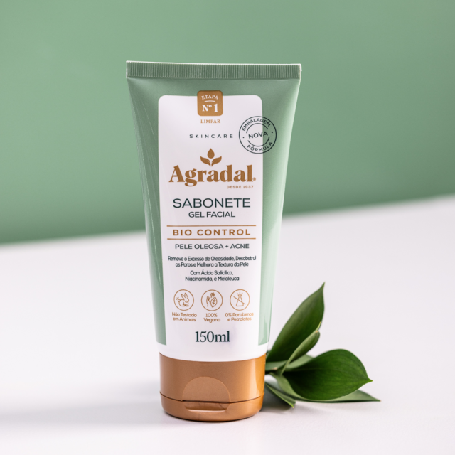 Sabonete Gel Facial Bio Control Agradal 150ml