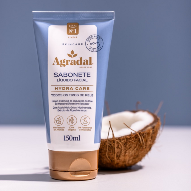 Sabonete Facial Hydra Care Agradal 150ml