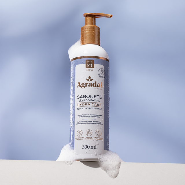 Sabonete Facial Hydra Care Agradal 300 ml