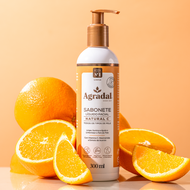 Sabonete Facial Natural C Agradal 300 ml