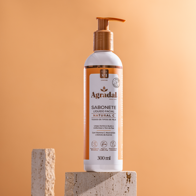 Sabonete Facial Natural C Agradal 300 ml