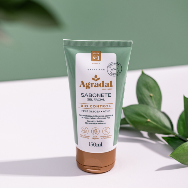 Sabonete Gel Facial Bio Control Agradal 150ml