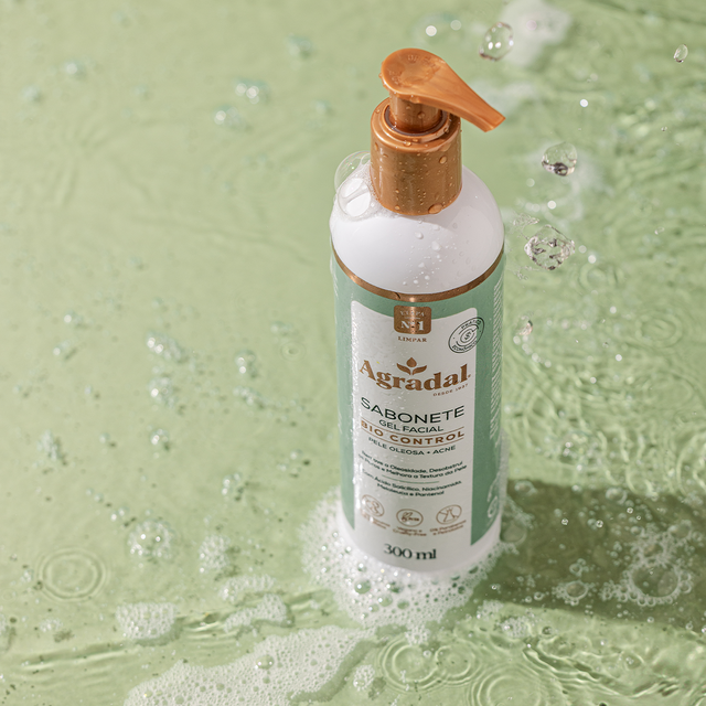 Sabonete Gel Facial Bio Control Agradal 300 ml